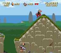 une photo d'Ã©cran de Asterix sur Nintendo Super Nes